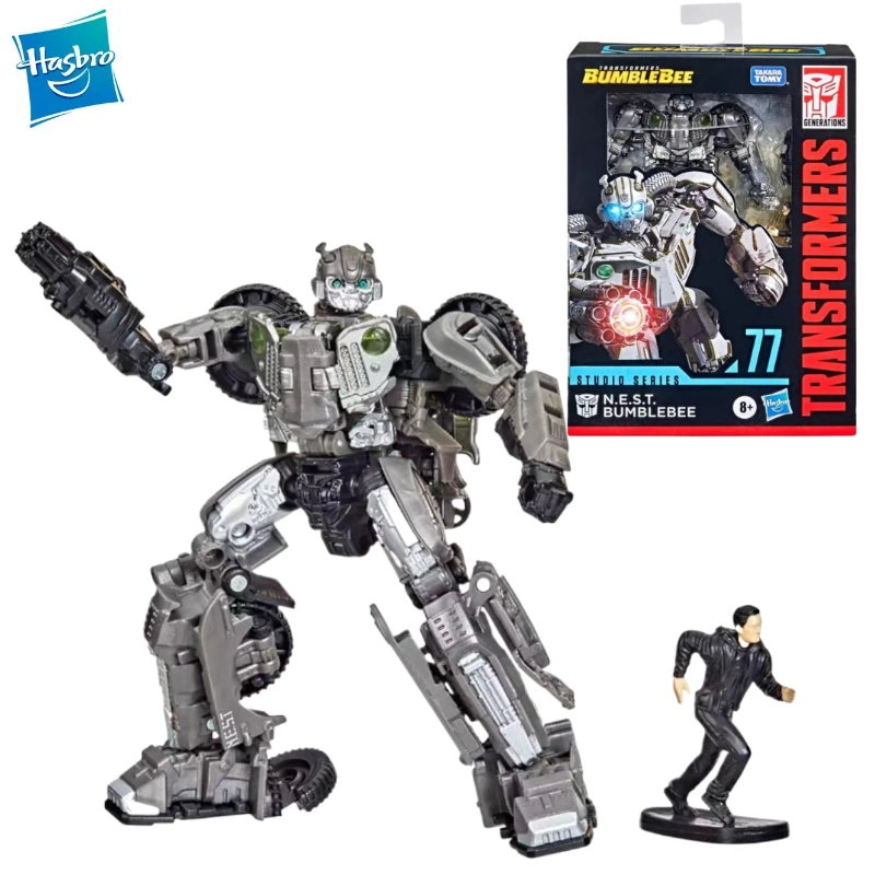 

Новые оригинальные трансформеры Hasbro STUDIO SERIES SS-77 N.E.S.T. Фигурка BUMBLEBEE: Коллекционная модель, игрушка, подарок