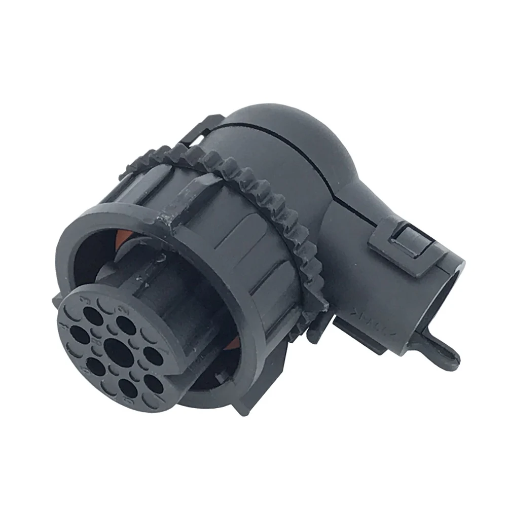 7 Pin Jacket Waterproof Connector Black Automotive Connector With Terminal HD3073YA-1.5-21 7P