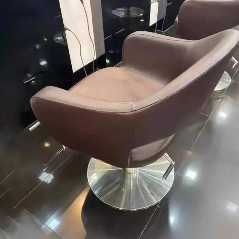 Sillas de barbero giratorias reclinables, sillas de barbero profesionales giratorias, muebles de salón cosmético YX50BC