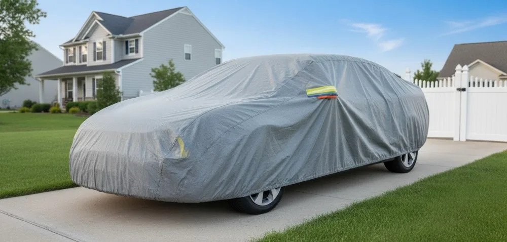 

Universal Car Cover - Waterproof, Breathable, Dirtproof for Sedans up to 228", Gray