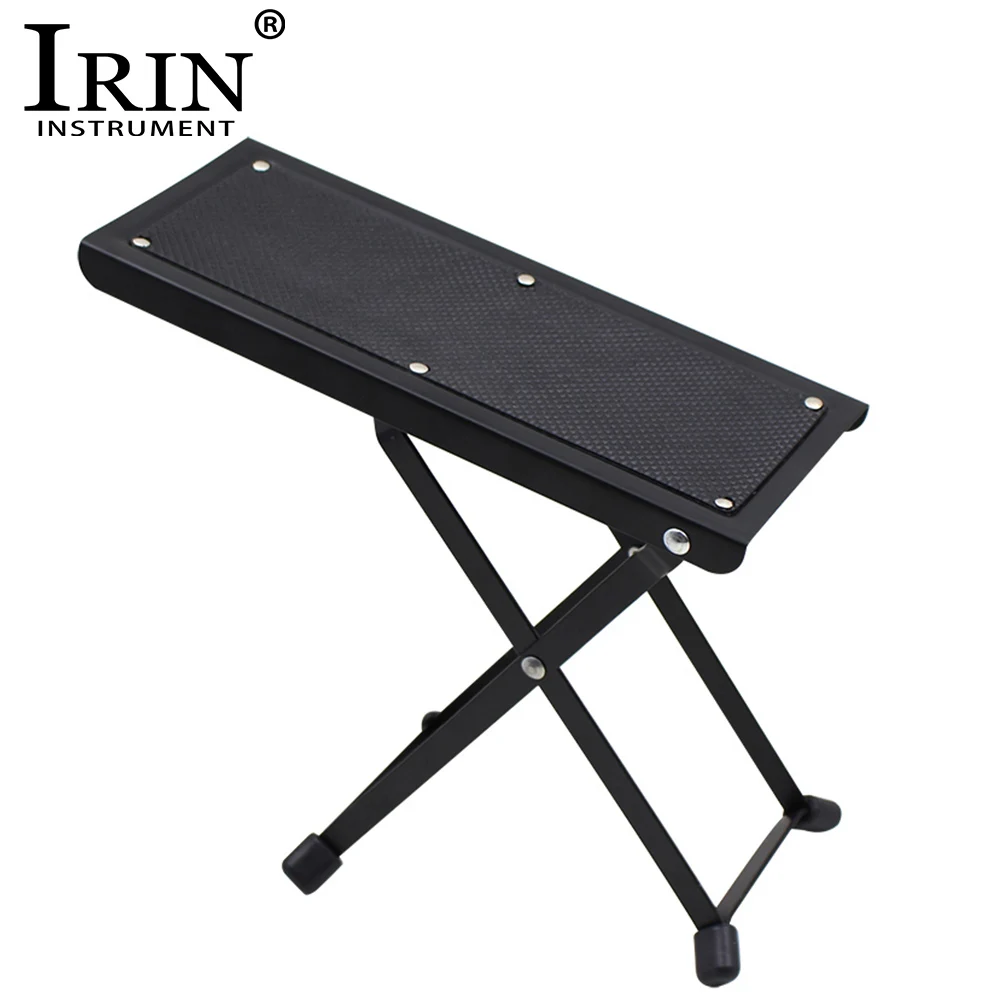 IRIN Guitar Footrest Pedal Support Stand With Adjustable Height Non-Slip Pads Guitar Rest Support Foot Stool Guitar Accessories