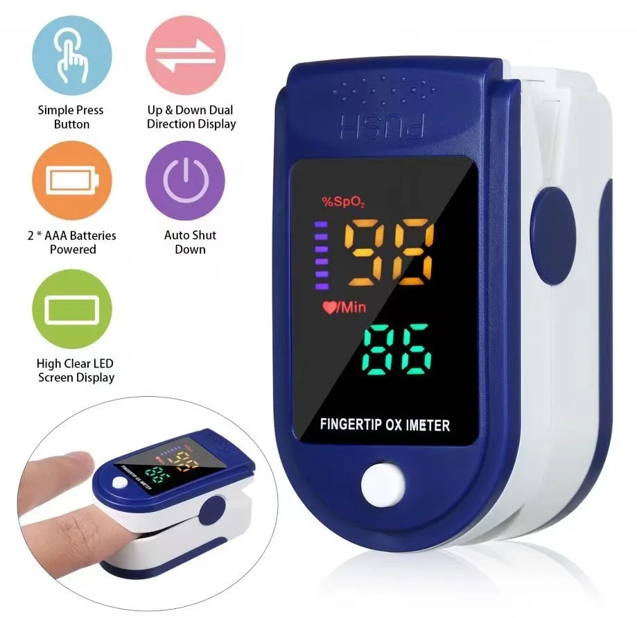 Oximeter Infrared Fever Thermometer Medical Household Digital Infant Adult Non-contact Laser Body Temperature Ear Thermometer