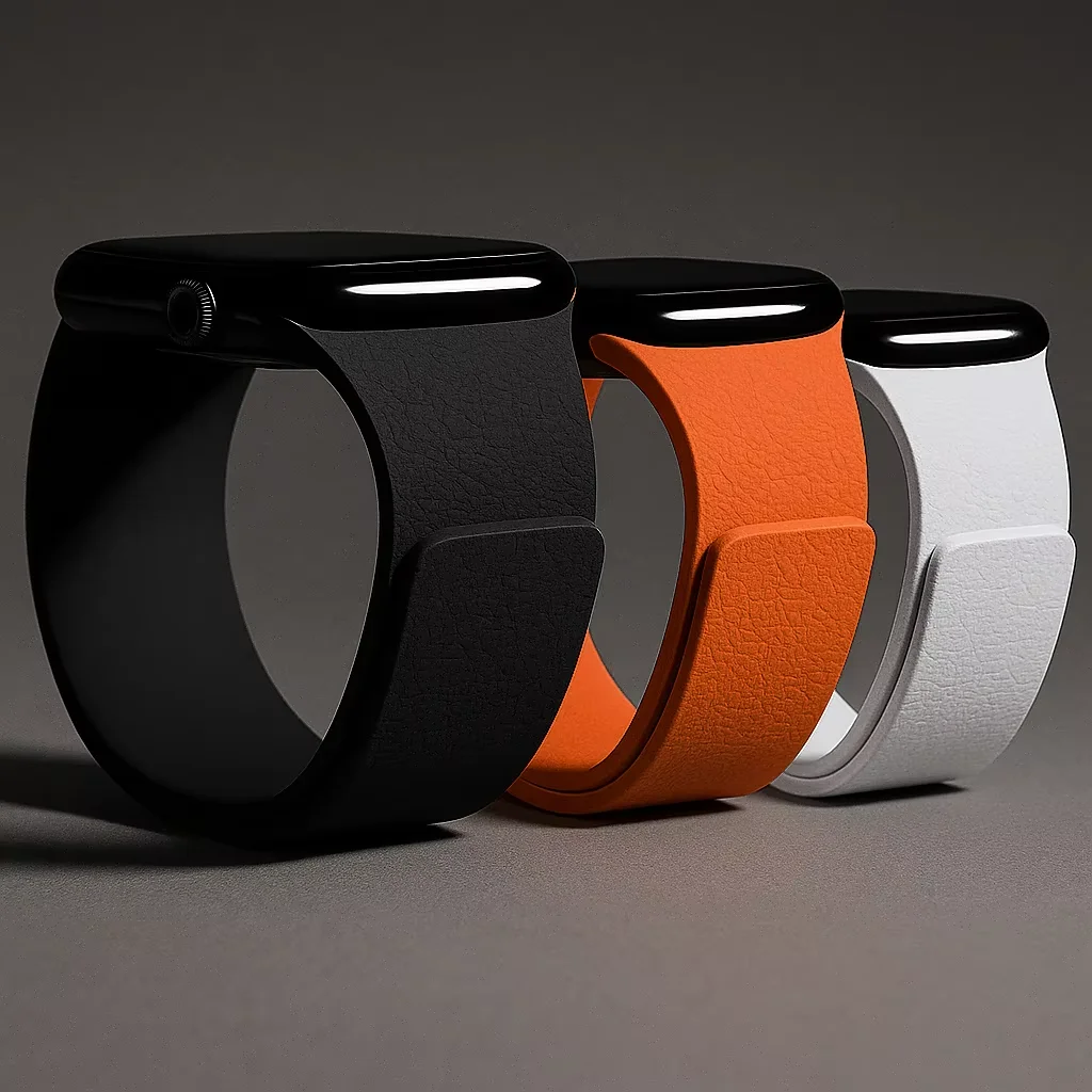 

Magnetic Silicone Strap for Apple Watch Band Ultra 3 49mm 45mm 41mm Bracelet Iwatch Series 10 9 8 7 6 SE 5 4 3 46 42mm 44mm 40mm