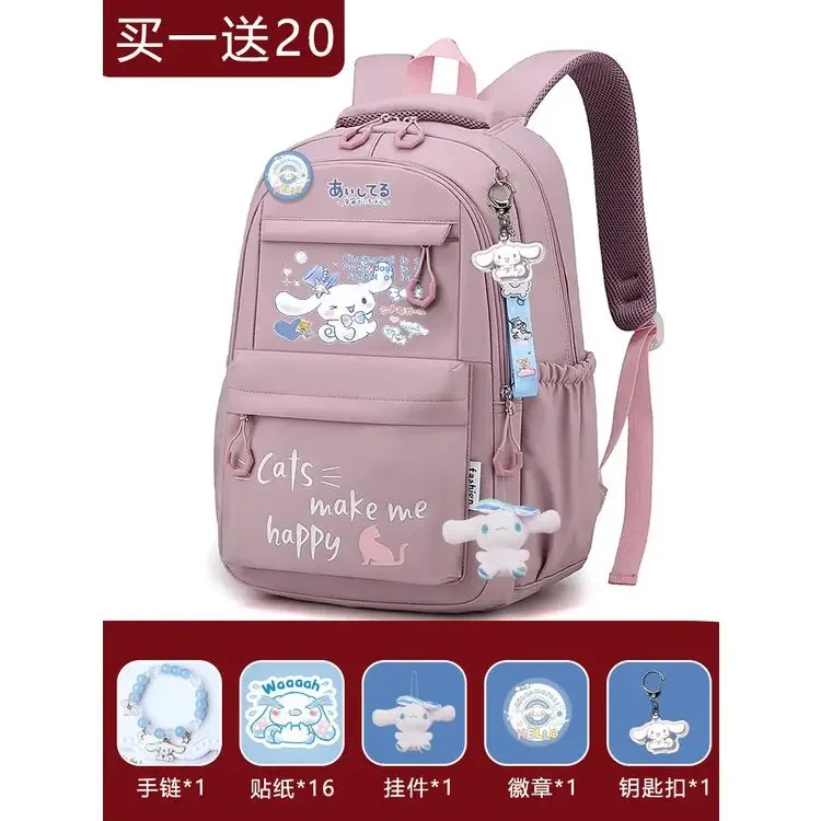 Mochila escolar Sanrio Cinnamoroll Babycinnamoroll Clow M para estudiantes, ligera y de gran capacidad para niños