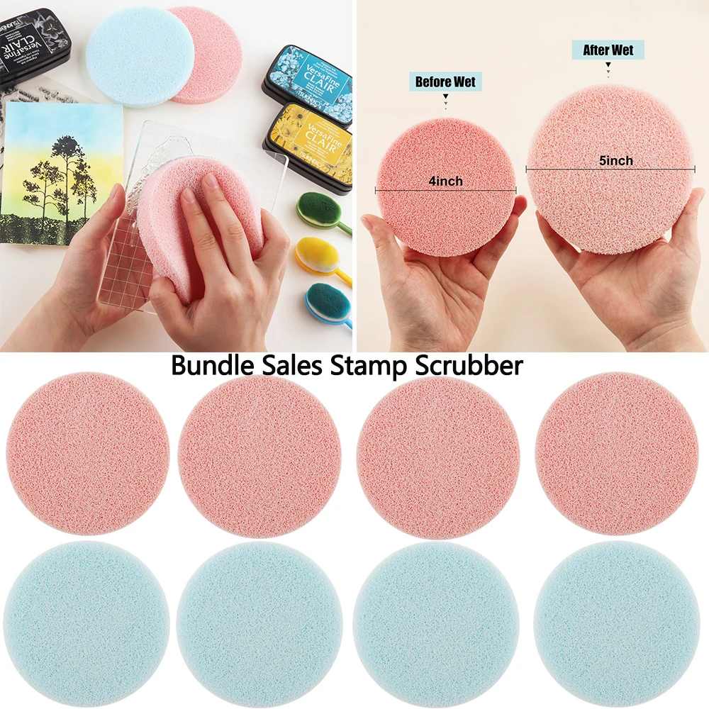 

Bundle Stamp Scrubber Multi-purpose Cleaning Sponge For DIY Crafts Inking Staining Paint Removing Ink Intricate Stamp Scrubber