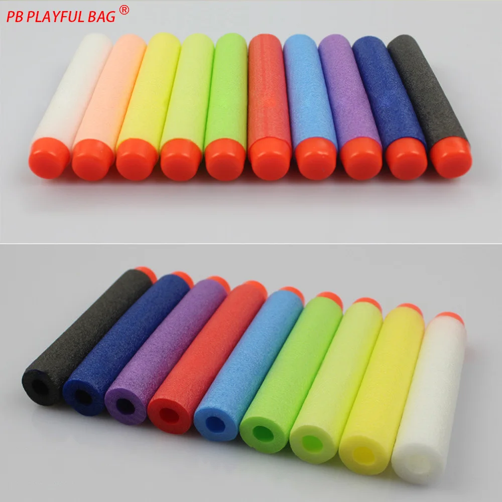 7.2 سنتيمتر 6.5 سنتيمتر جولة رئيس رصاصة طرية إيفا الإسفنج الذخيرة مسدس لعبة ملحق 11 اللون المتاحة لعبة الرصاص بالجملة QJ117