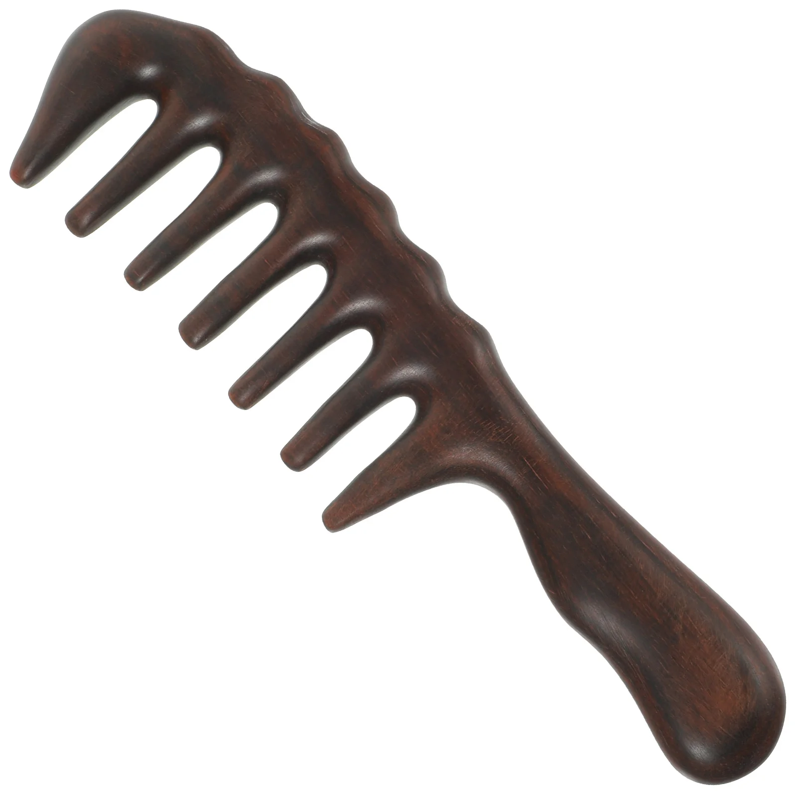 

Chinese Style Large Teeth Massage Comb Father Hair Brush Manual Scratcher Wide for Men Hairdressing