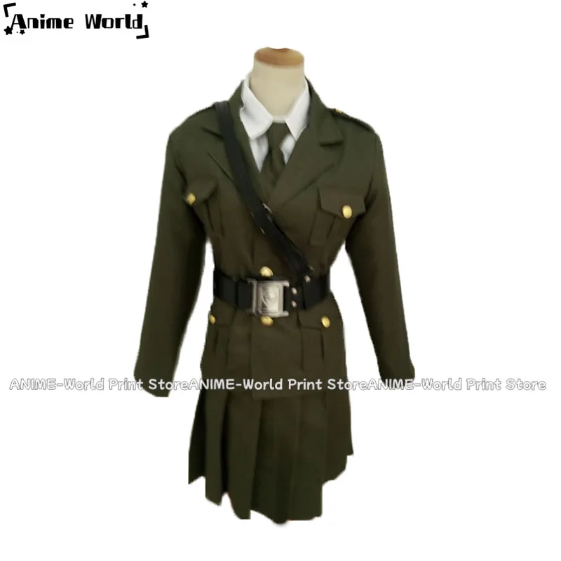 

《Custom Size》APH Axis Powers Hetalia England Rosa Kirkland Cosplay Costume