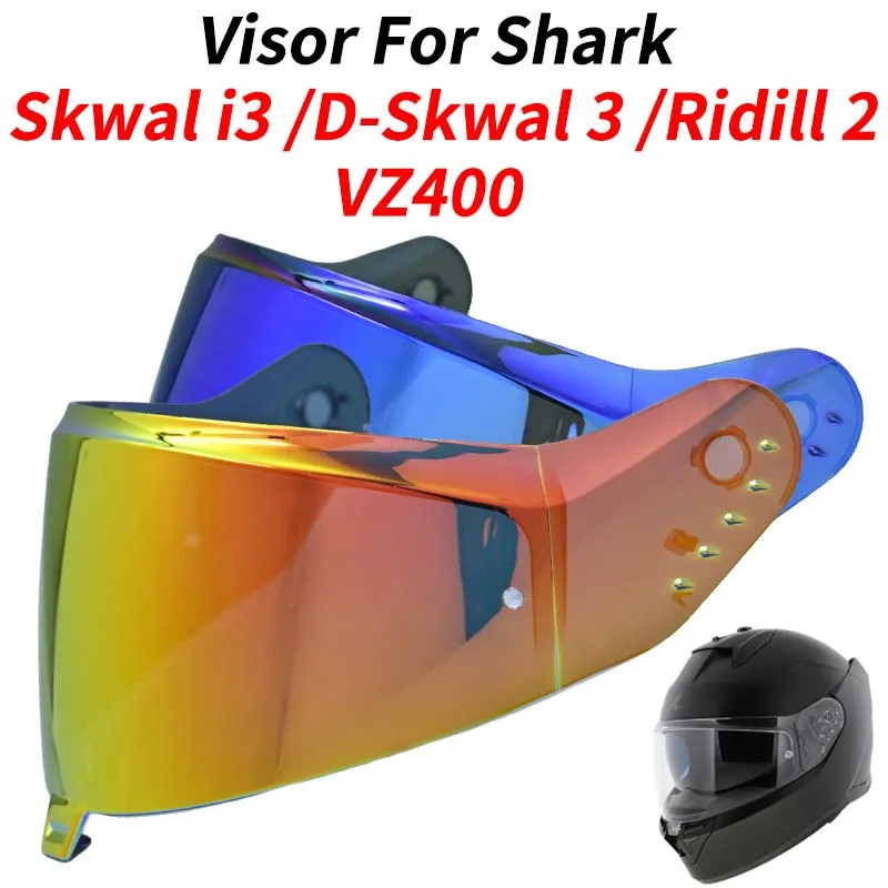 Visiera per Shark Skwal i3 D-Skwal 3 D Skwal 3 Ridill 2 Visiere per casco Lente di ricambio Parabrezza skwal i3 ridill 2 VZ400
