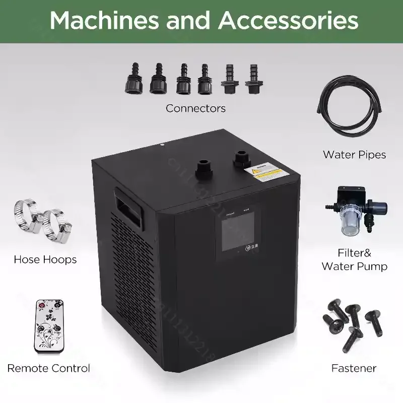LG-CY300 Cold Plunge Chiller, Smart Ice Bath Cooling Machine with External Filter for Sports Therapy & Muscle Cold Recovery