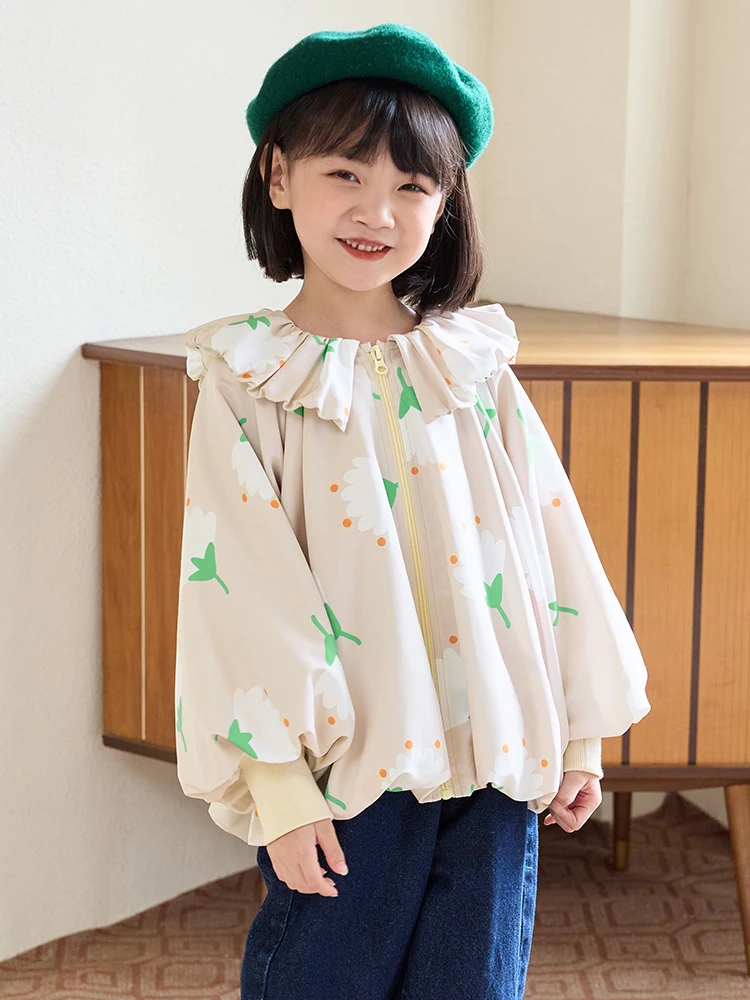 girls'-spring-autumn-faionable-windproof-waterproof-dirproof-doll-collar-jaet-children's-outerwear-casual-sle-polyest