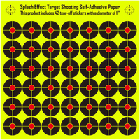 JOAXOR Reactive Shooting Paper Target Silhouette Paper Target Is Suitable Self Adhesive Shooting Targets 8 Inch-42 Pcs