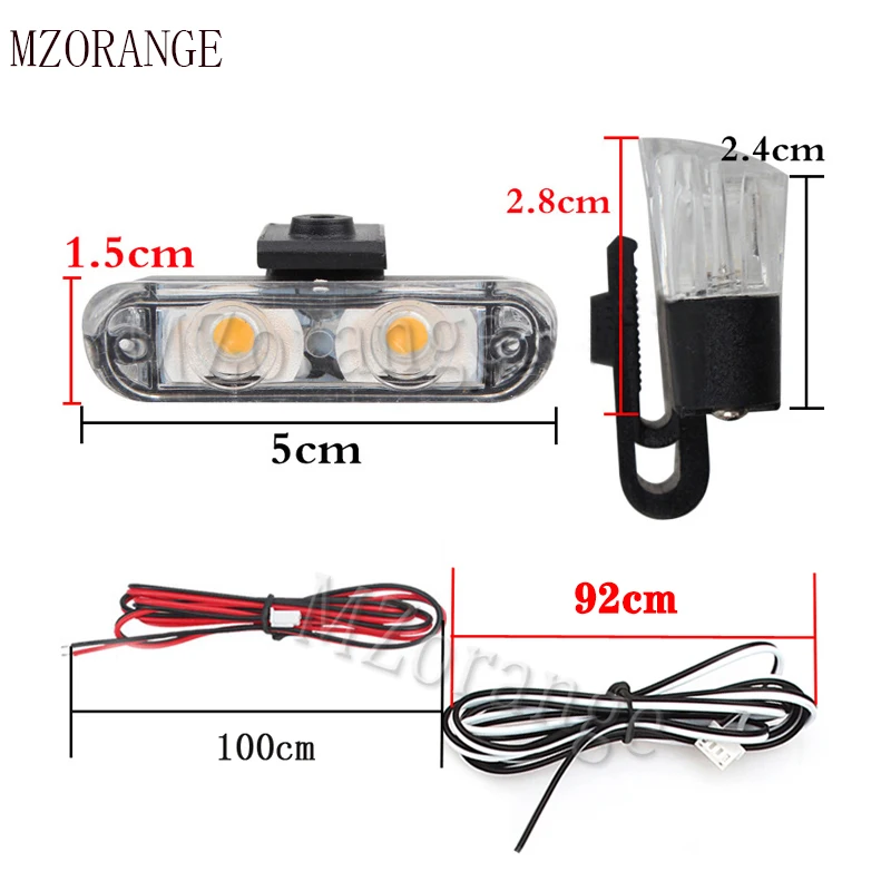 4x2LED Police Light Stroboscopes for Auto Strobe Flash Controller Fso Truck LED Safti  Wireless Remote Control Flash Grille