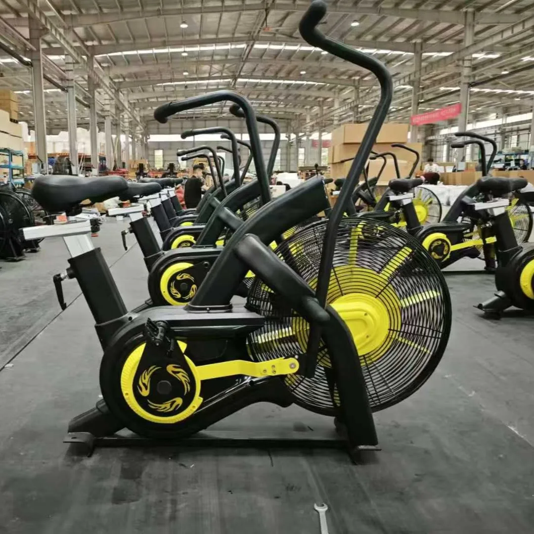2026 Factory Directly Durable Commercial Exercise Bike Indoor Cycling Bicycle Cardio Training Fitness Gym Equipment Fan Air Bike