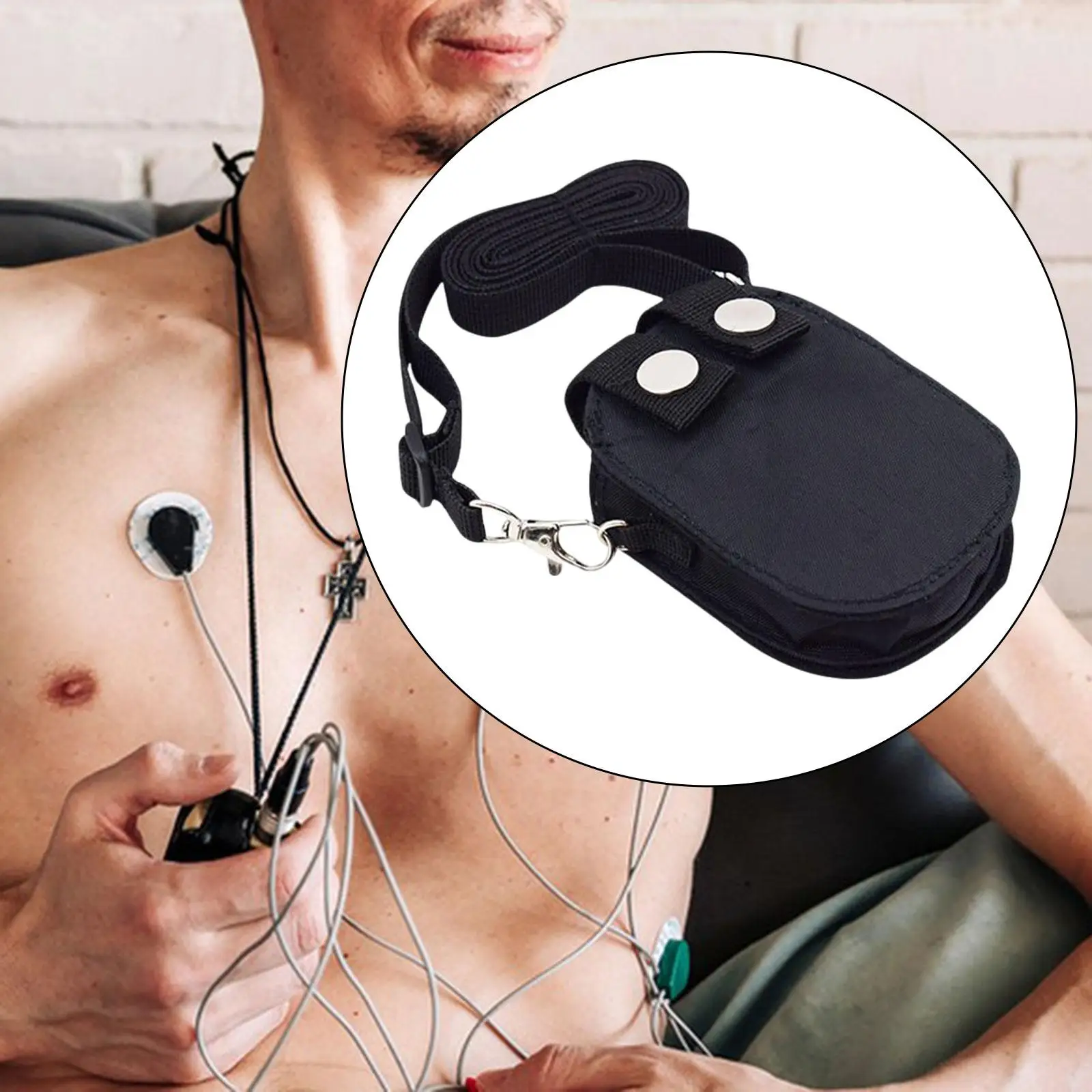 

Heart Rate Monitor Storage Bag Portable Organizer for Running Travel Sports