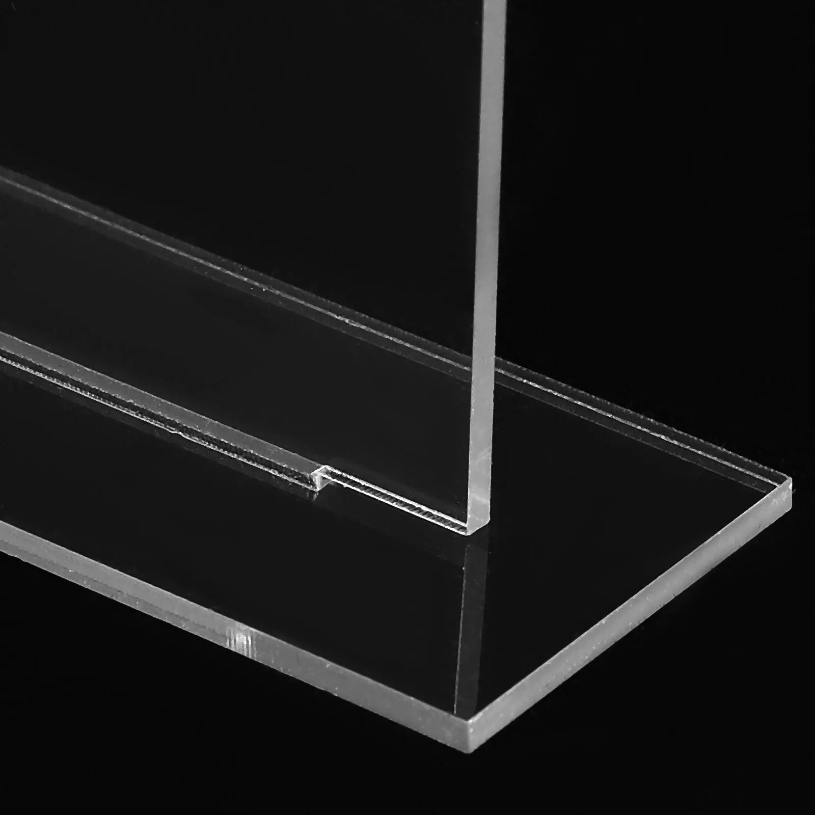 

6pcs Square Blank Table Signs Wedding Reception Decor Acrylic Wear Resistant Party Banquet Restaurant Café Reserved Seat