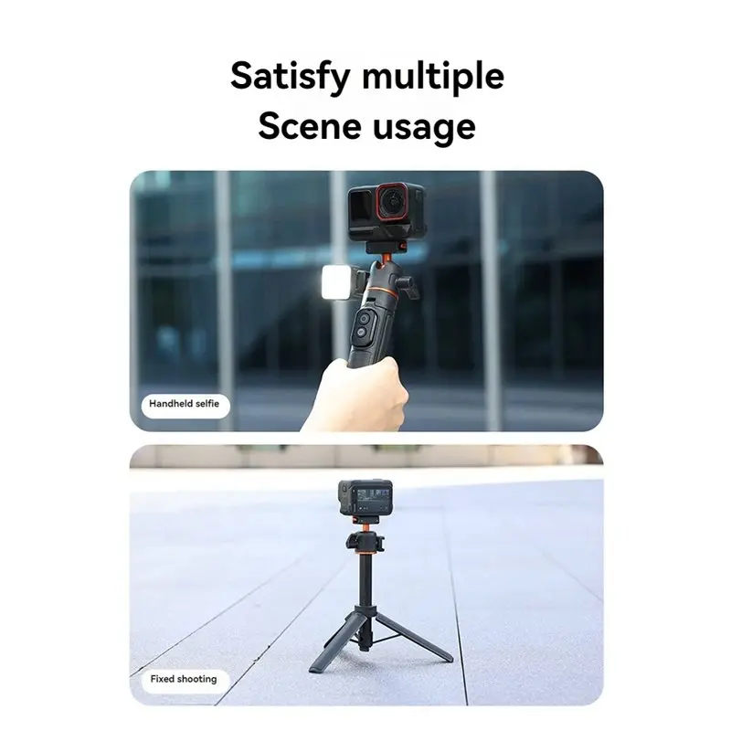 A53M-Bluetooth-fähig für Acepro2/X5 Selfie-Stick-Stativ, ausziehbare Fernbedienung, verstellbares Einbeinstativ – Detail 7
