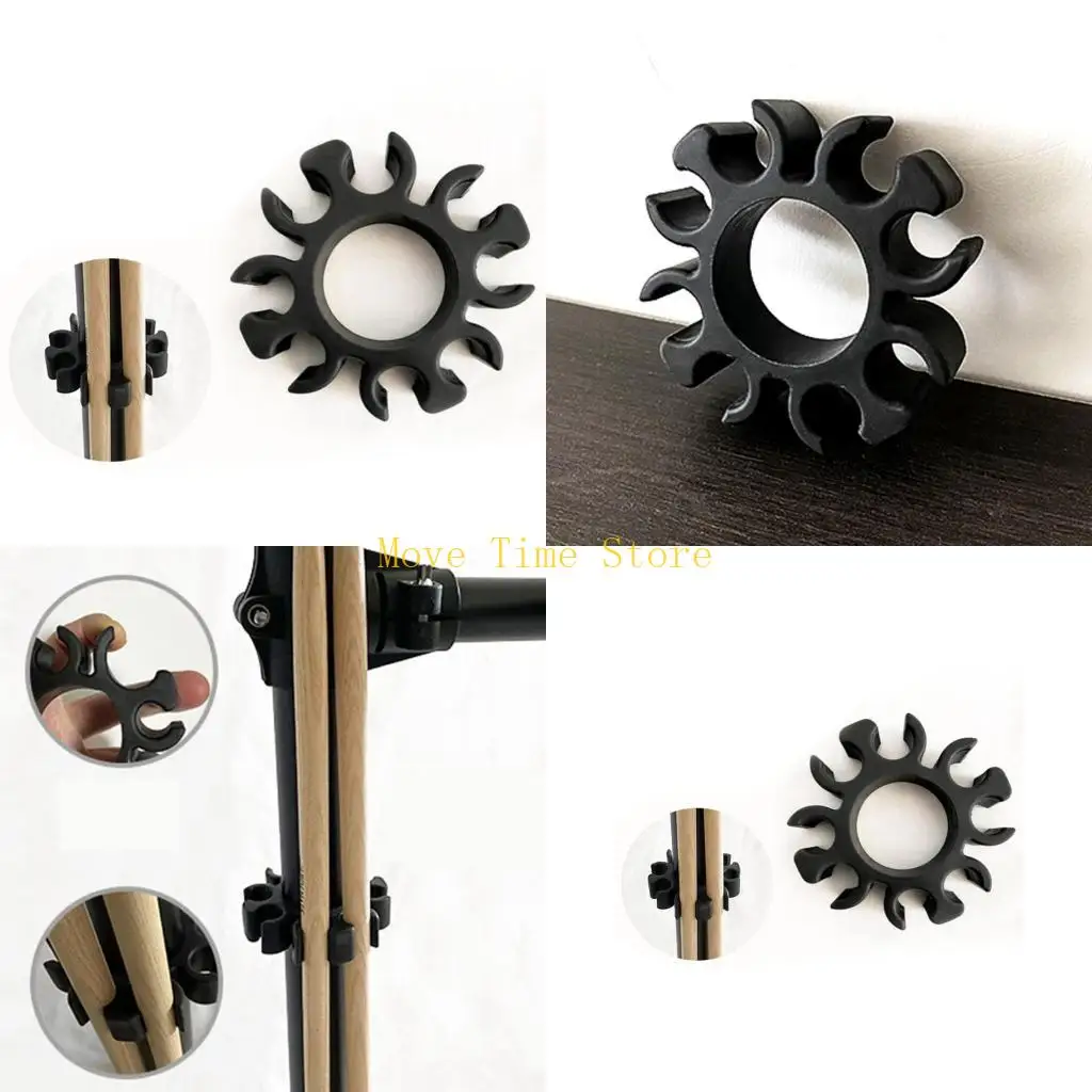 

92ME зажим для хранения электронных барабанных палочек, подставка для хранения барабанных палочек, силиконовый держатель для для