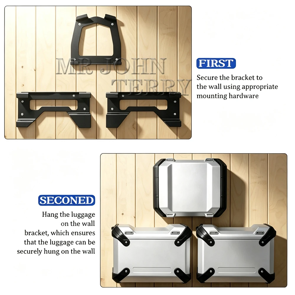 New Wall Mount Bracket FOR BMW R 1300 GS Adventure R1300GS ADV Side Pannier Suitcase Holder Luggage Tail Box Wall Storage Rack