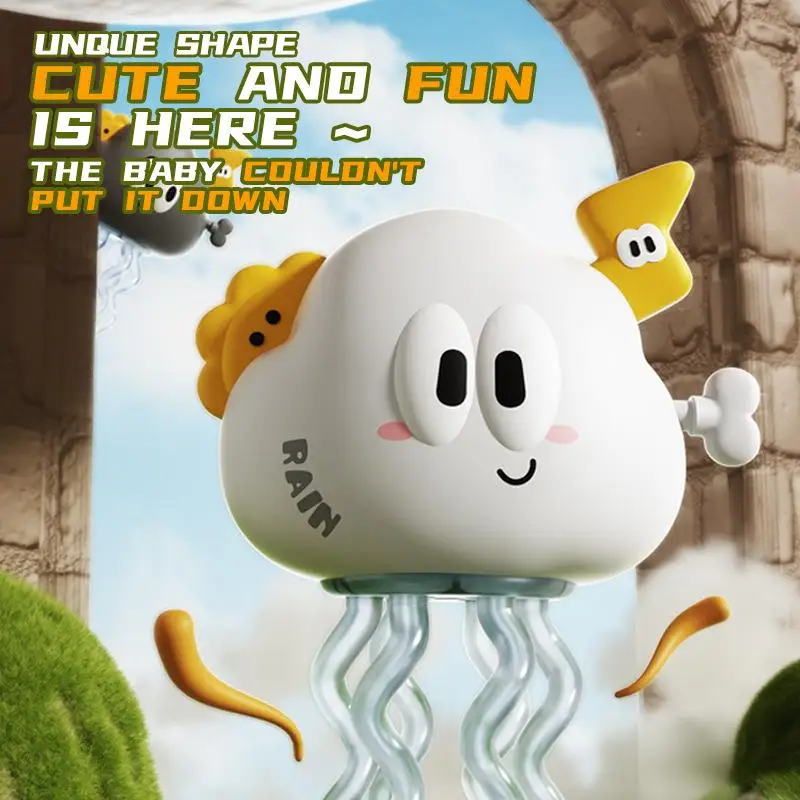 لعبة الريح التفاعلية لسطح المكتب على شكل الأخطبوط السحابي: مثالية للتحفيز الحسي واللعب الهدئي والتجمع الجماعي #5