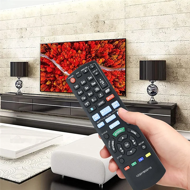 N2QAYB000719 Remote Control for Panasonic Blu Ray Disc Player DMP-BDT220 DMP-BDT120 BDT220C Remote Control Replacement