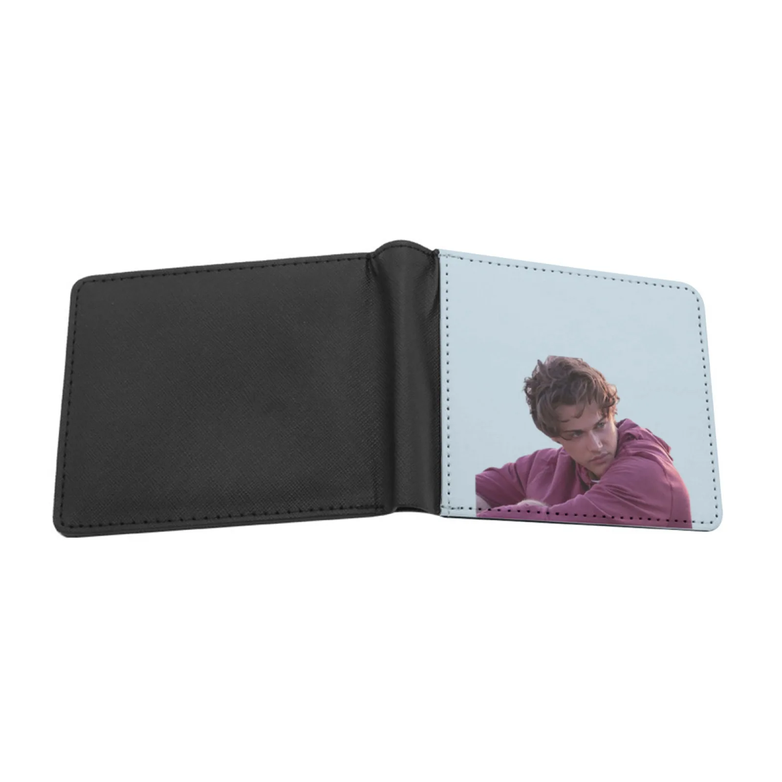 كونراد فيشر الصيف تحولت محفظة جلدية جميلة للرجال بطاقة الائتمان/حاملي الهوية إدراج حقيبة المال الذكور المحافظ القصيرة #2