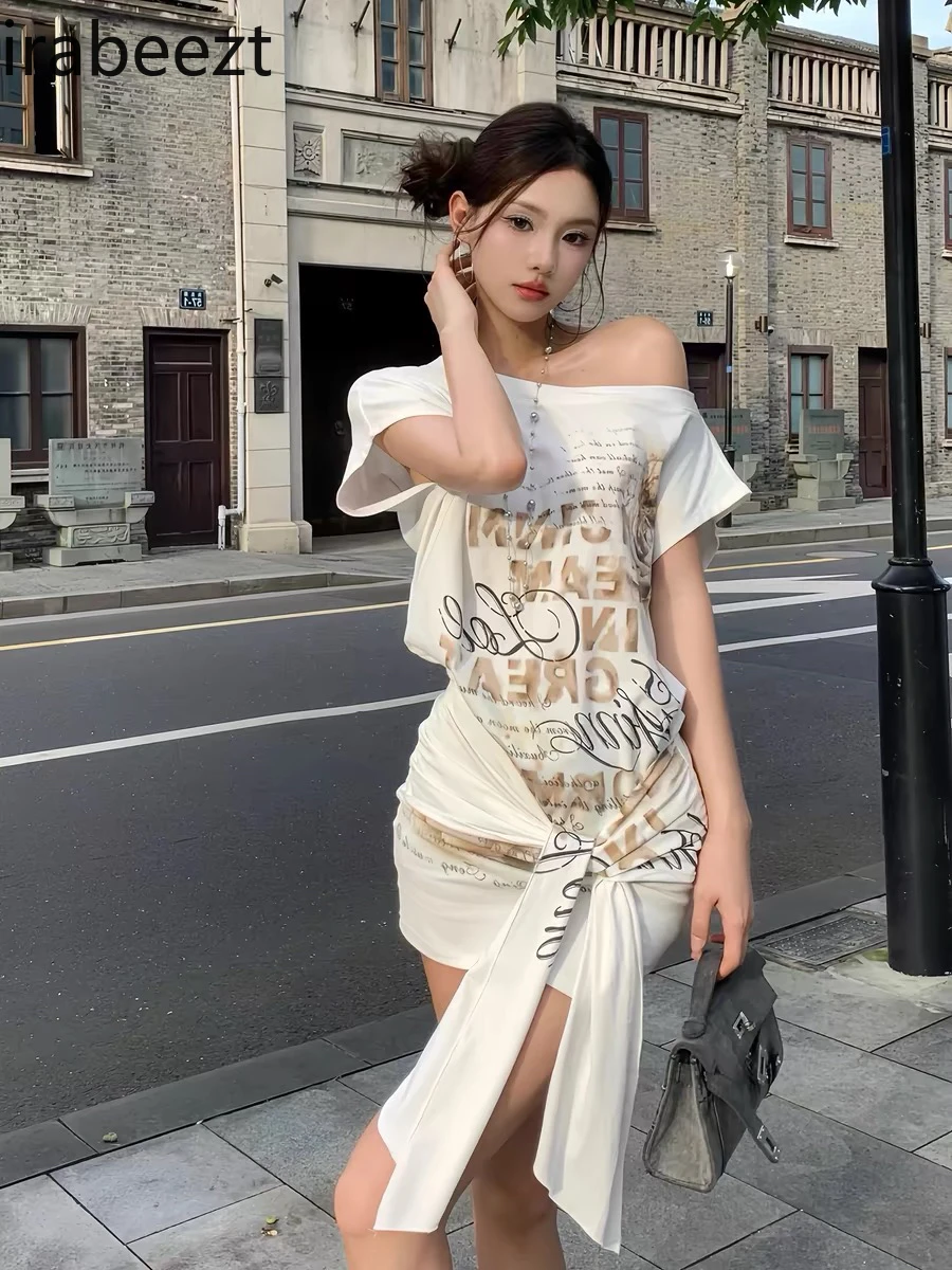 

Women's Sexy Bandage Mini Dress Off Shoulder Glitter Bodycon with Asymmetrical Hem Summer Night Out Outfit Robe