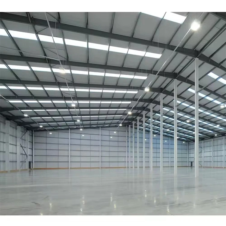 Free Design Coffee Shop Prefab Aquaculture Warehouse Steel Structure Workshop Shed Low Cost Stable Car Garage
