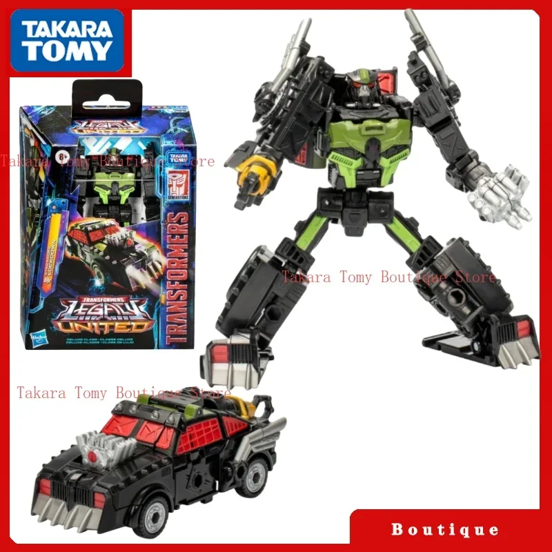 W magazynie Takara Tomy Transformers Toys Legacy United Deluxe Class Star Raider LockDown Figurki Autoboty Hobby Prezenty
