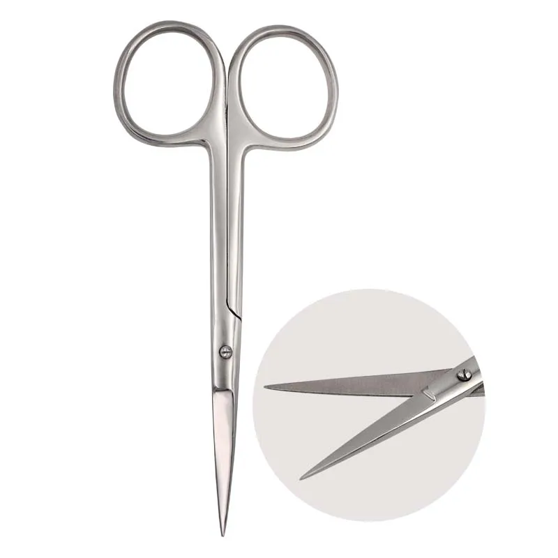 

1pc 10cm Dental Surgical Scissor Straight/Elbow Stainless Steel Scissors Dentist Surgery Equipment Oral Surgery Tool