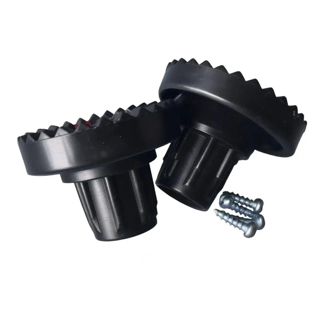 Outdoor Swing Canopy Mounting Kit - 2 Black Plastic Bent Pipe Accessories for Stable Canopy Attachment and Alignment