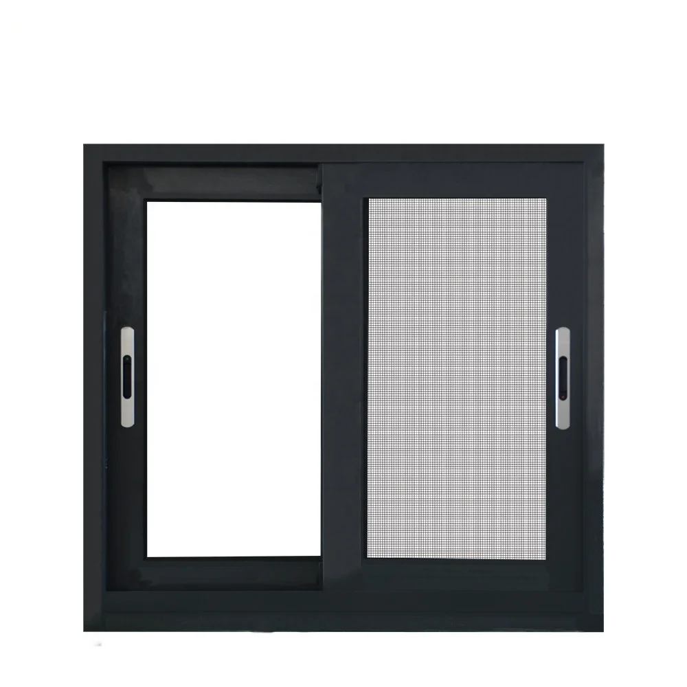 Modern Thermal Break Sliding Aluminum Window Tempered Glass Soundproof Windproof Energy Saving Household Window