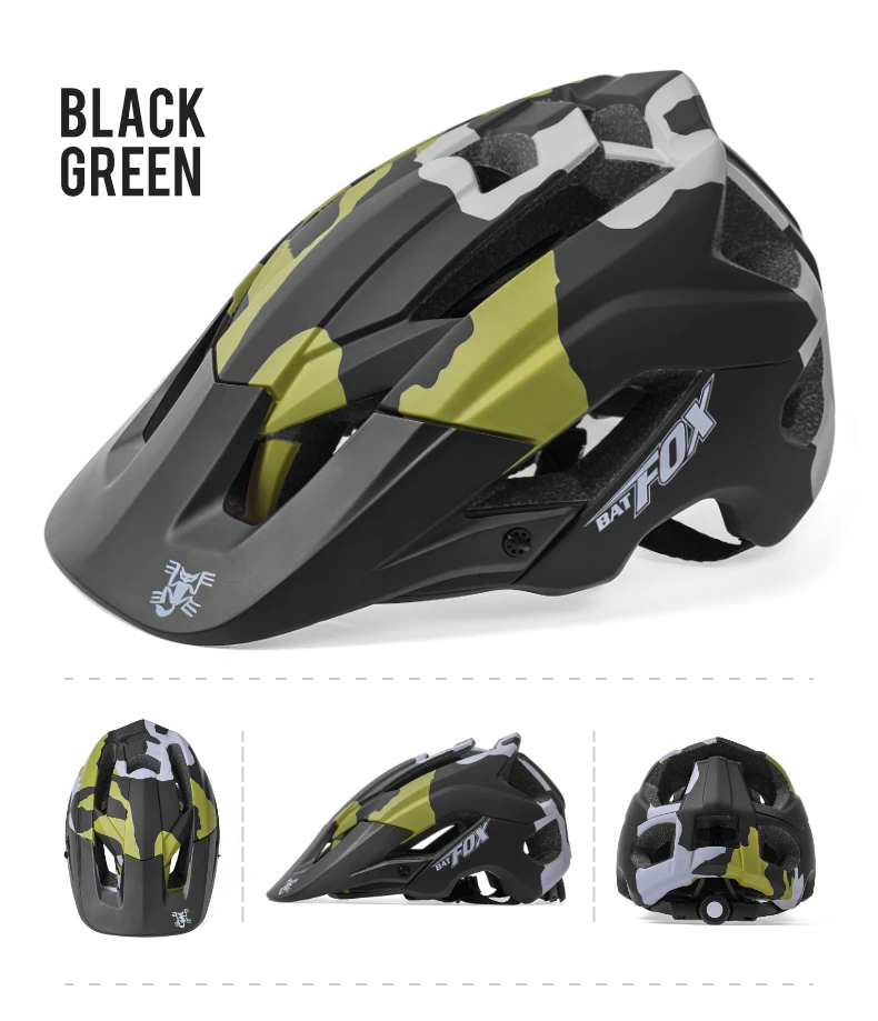BATFOX Fahrradhelme, stoßfest, verstellbar, atmungsaktiv, für Rennrad, MTB, Fahrradhelm, für Herren und Damen, Casco Ciclismo, Sicherheits-Fahrradausrüstung – Detail 28