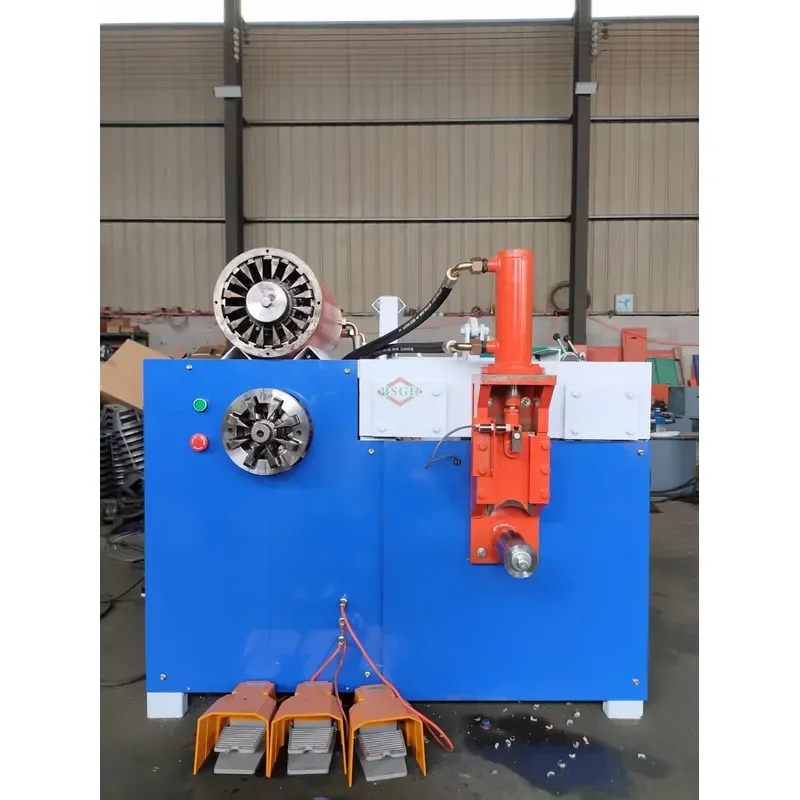 Crusher Full Automatic Big Size Scrap Motor Stator Recycling Engine Cutting Pulling Machine From BSGH