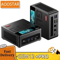 AOOSTAR GEM 12 +Pro  Mini PC Enterprise level   AMD Ryzen 7-Pro 8845HS  5.1GHz, 32GB DDR5 RAM 1TB SSD Screen fingerprint unlock