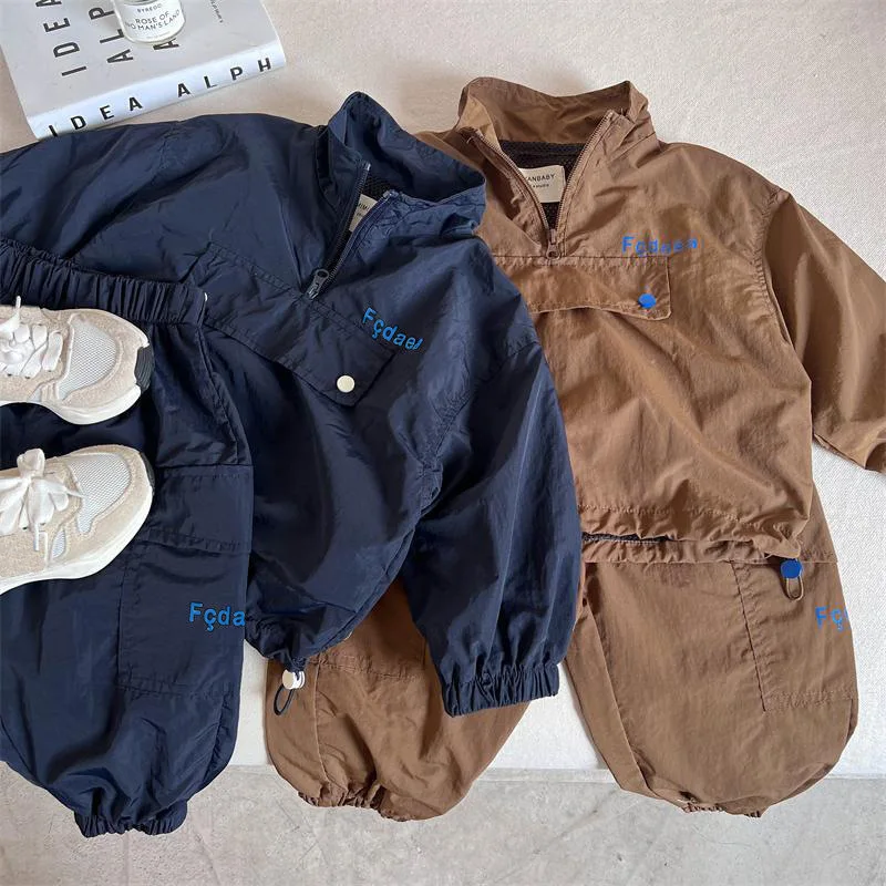 2025 Spring New Baby Casual Sweats Clothes Set Children Long Sleeve Jacket + Pants 2pcs Suit Toddler Girl Sportswear Outfits