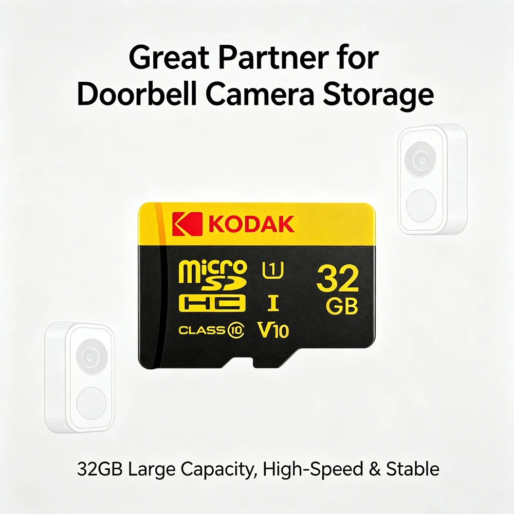 Kodak 16GB 32GB Micro SD Karte Klasse 10 U1 V10 TF-Karte für Kinderkamera Smart Toy Dashcam CCTV Video-Türklingel CCD-Kamera – Detail 6