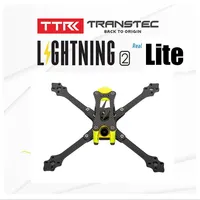 TRANSTEC Lightning 2 True X Lite H Brid 215mm FPV Racing drone Frame 5mm Arm 7075 Carbon Fiber Frame Kit for iflight geprc