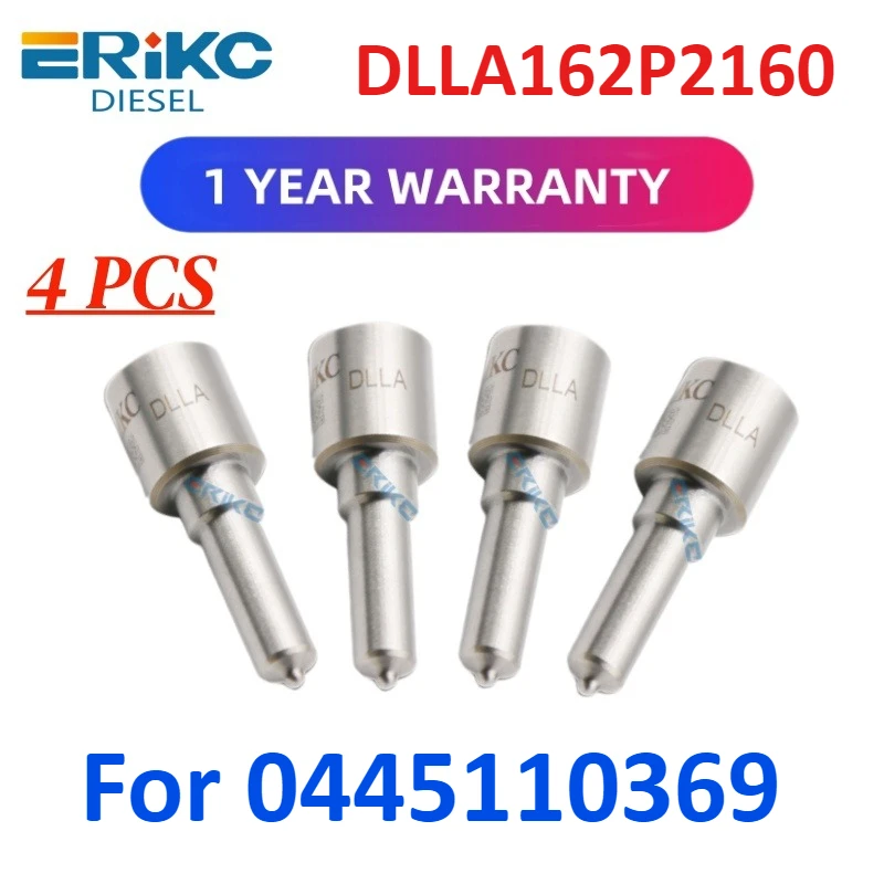 

ERIKC DLLA162P2160 Дизельное сопло DLLA 162 P 2160 Головка впрыска топливного насоса DLLA 162P 2160 OEM 0 433 172 160 для 0445110369