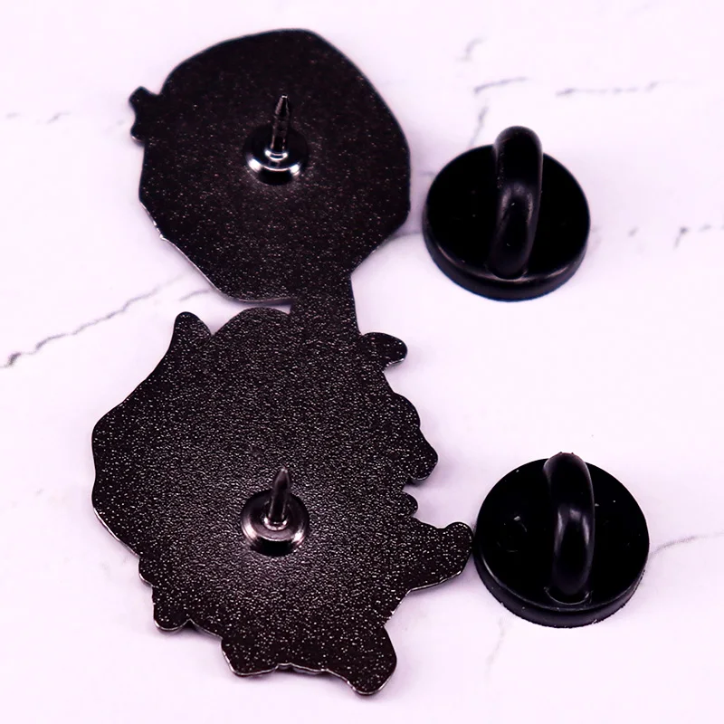 Chibi Character Enamel Pin Adventure Game Badge Gamer Player Gift