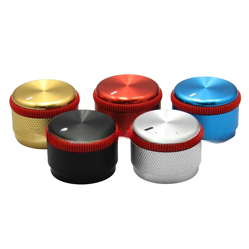 

All aluminum solid 30X22 rolling knob effect device decoder headphone amplifier adjustment knob