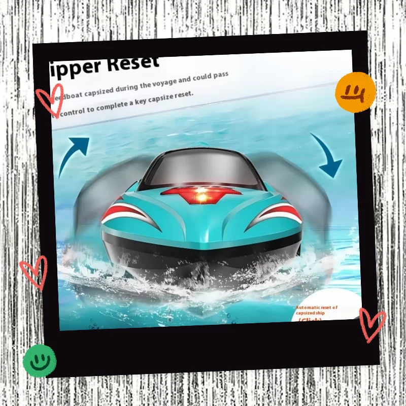 2.4 جرام 55 km/ساعة HXJRC HJ816 الصيد فرش RC قارب عالية السرعة مصباح ليد قارب سريع مقاوم للماء سباق السيارات الكهربائية نماذج اللعب #1