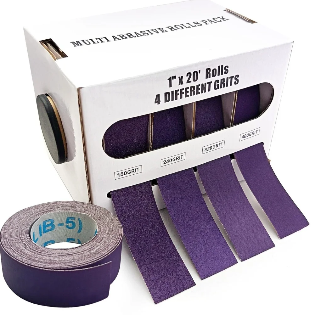 

Sanding Belts 25mm Pull Out Sanding Belt Box Soft Cloth Rolls 80# To 600# Multi-Grit For Metal Wood Glass Stone Sandpaper