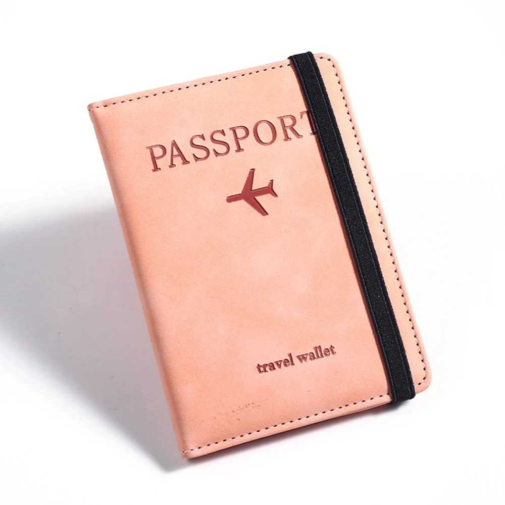 Personalisierter PU-Herren-RFID-Passhalter im 2-Style-Umschlag-Design, Flugzeugmuster Bedruckte Diebstahlsichere Passbörse, Minimalistisch – Detail 18