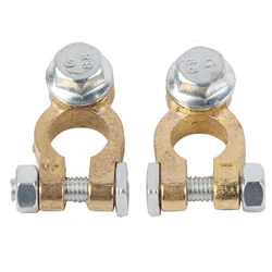 Car Battery Terminal Clamp Connector 300A Large Current M10 Single Screw for Automobiles Trucks Battery Terminal Clamp