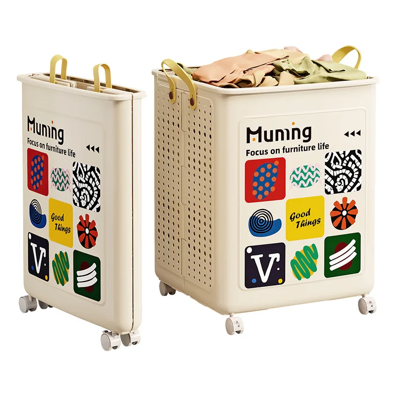 Large small Capaci Laundry Hamper Foldable Dir Clothes Basket Batoom Home Use Organizer Nordic Sle Cartoon Element
