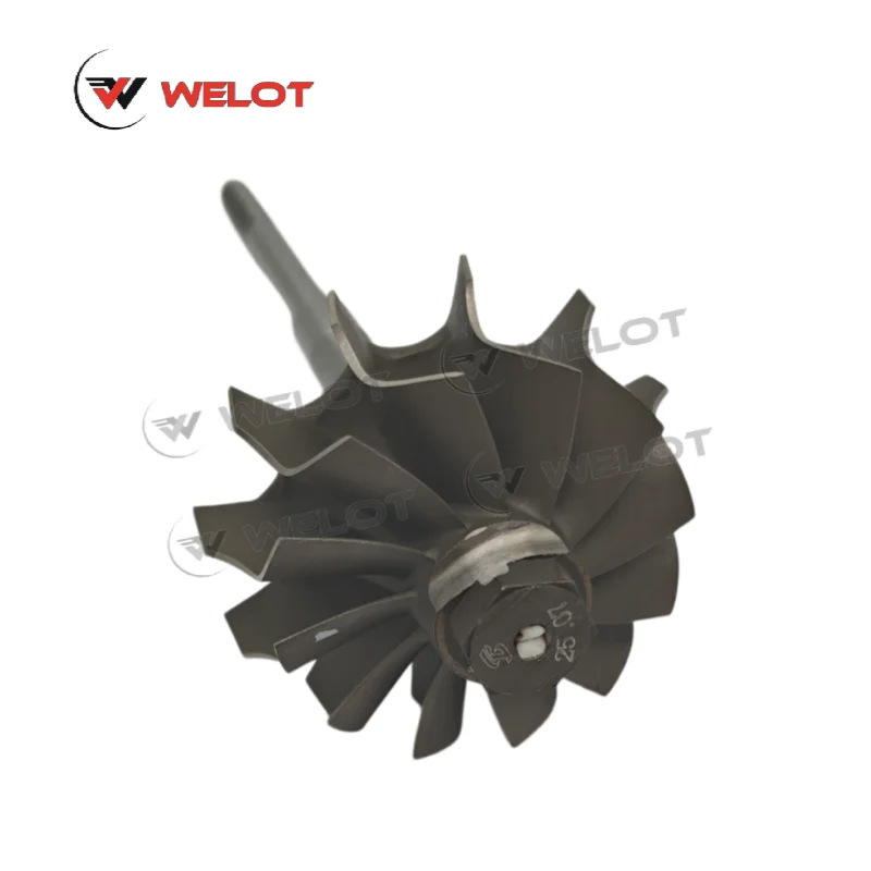 Eje y Rueda de Turbo GT2052S 727264 452191 Compatible con Motor Industrial Perkins 77Kw 105HP 2674A376 2674A316 219-9544 147-8095