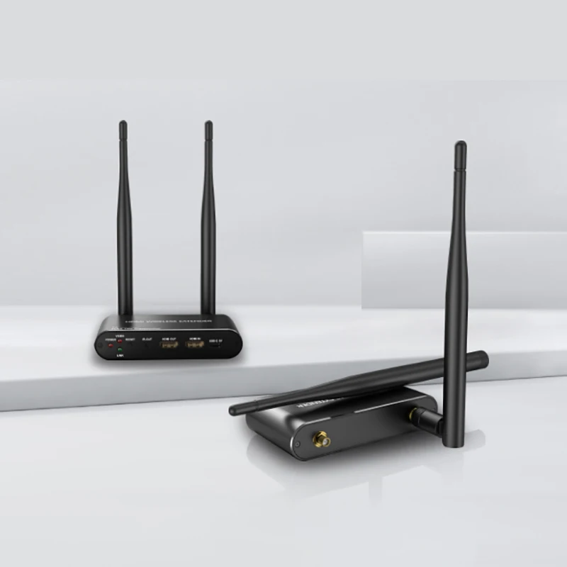 Trasmettitore e ricevitore video extender wireless 200M 5G Adattatore display extender HDMI per fotocamera DVD PC portatile per proiettore TV
