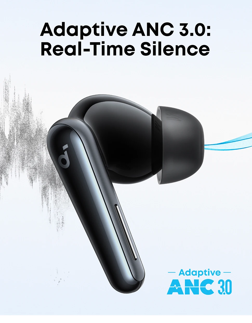 Soundcore by Anker Liberty 5 Noise-Cancelling Wireless Earbuds ANC 3.0 Earphone Bluetooth 48H Wireless Bluetooth Headphones