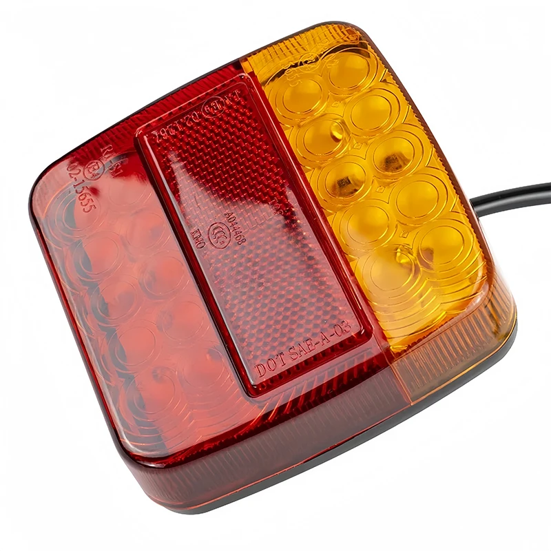 2 قطعة 20LED 12 فولت مقاوم للماء دائم سيارة شاحنة LED الخلفية الذيل ضوء تحذير أضواء مصباح لقوافل مقطورة